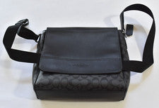 Bolso Coach Houston Mapa - Nuevo con Etiquetas - Monograma Negro y Gris