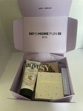 Lote Caja Ipsy Pure Creek Oliva Crema Corporal Rebanada Luna Belleza Sociedad Educada Bálsamo