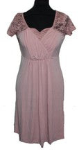 SOMMERKLEID KLEID VINTAGEKLEID ALTROSA ROSA BODYFLIRT Gr. 32 34 NEU