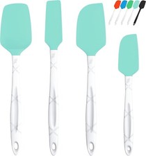 Juego de 4 espátulas de silicona Mistralli - resistente al calor y sin BPA
