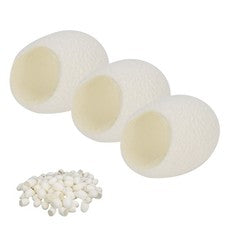 100x Cuidado Facial Sedas Naturales Eliminación de Espinillas Exfoliante Silkwor CALIENTE