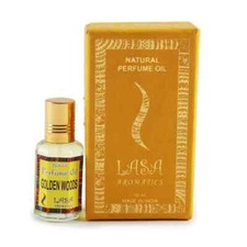 Aceite de perfume corporal Lasa Aromatics Golden Woods fragancia unisex de larga duración 10 ml