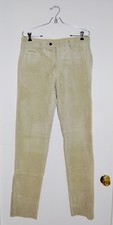 Pantalones de pana Scott James para hombre caqui tostado garret frente plano talla 30 34 sin dobladillo nuevos con etiqu