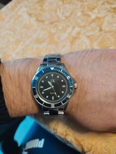 Orologio uomo elegante acciaio nero JX con batteria nuova e pellicola
