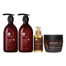ACEITE DE ARGÁN LUSETA REPARACIÓN DE HUMEDAD PAQUETE DE 4 PIEZAS CUIDADO DEL CABELLO PARA CABELLO SECO DAÑADO