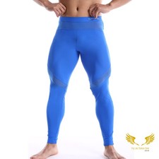 Pantalones largos ajustados informales de moda para hombre de cintura media deportes fitness ciclismo