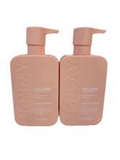Paquete de 2 acondicionadores de colágeno volumen + cuidado del cabello LUNES (12 fl oz por botella)