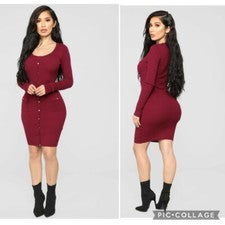 Vestido de moda Nova Sebone para mujer talla XS