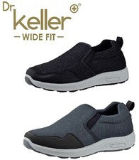 ZAPATOS ACOLCHADOS CÓMODOS PARA HOMBRE DR KELLER INFORMALES DE AJUSTE ANCHO TALLA