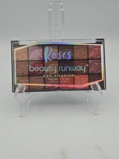 Paleta de sombras de ojos ROSES Beauty Runway 18 tonos brillantes sólidos TOTALMENTE NUEVA
