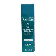 NUEVO Suero hidratante Gillette Venus Olay para cabello facial y cuidado de la piel 1,5 fl. oz.