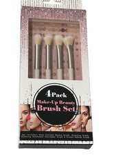 Pack de 4 brochas de belleza de maquillaje