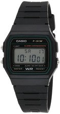 CASIO F-91W-3DG OROLOGIO UOMO DONNA DIGITALE NERO SILICONE 35x39mm SOTTOCOSTO