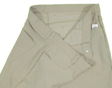 Pantalones Para Hombre NUEVOS Antiguo Azul Marino Beige Híbrido Microfibra Etiqueta y Medida Talla 42x34