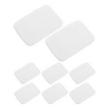 Herramienta de belleza rectangular para maquillaje 5 piezas aplicador de polvo suelto facial