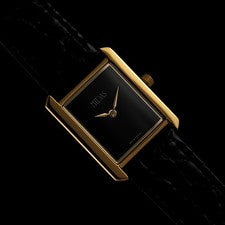Vintage Inspired Tank Watch - Ghost Dial, 18K Gold Plated, Gift Ready