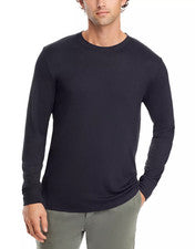 Camiseta esencial de manga larga S para hombre nueva con etiquetas Theory en negro