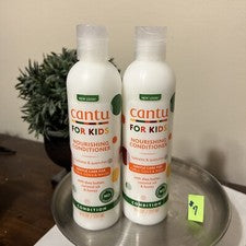 2 botellas de acondicionador nutritivo Cantu Care for Kids 8 fl oz