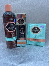 Juego de champú nutritivo de aceite de coco HASK Monoi