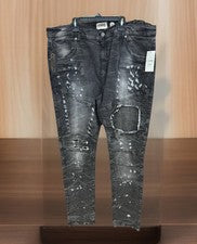 Pantalones de mezclilla Evolution FWRD para hombre ajustados desgastados de moda urbana elásticos 40x34