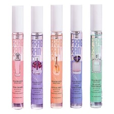 Set de 5 piezas de fragancias perfume spray elegante encantador cuerpo y cabello fragancias