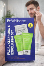 Dr. Wellness Parches Limpieza Facial y Exfoliante Manchas SET 3 PACK para HOMBRE