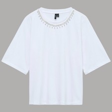 Vero Moda Camiseta De Algodón Con Aplicaciones Regular Fit 1034966