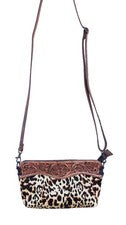 Mujer Pelo Western Rodeo Moda Cuero de Vaca Cuero Genuino Floral Tooled