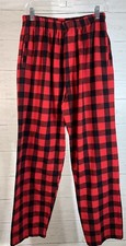 Boxercraft Franela Búfalo Pantalones Rojo y Negro Estilo BM6624 Talla Mediana