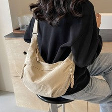 Bolso Bandolera Estudiante de Gran Capacidad para Hombres y Mujeres