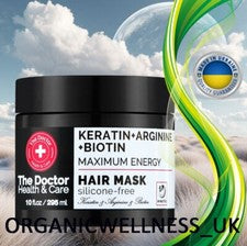 MASCARILLA CAPILAR THE DOCTOR Salud y Cuidado Queratina + Arginina + Biotina 295 ml.