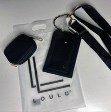 Cartera Bandolera Loulu - Negra, con Clip - Ideal para Viajar