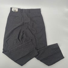 Pantalones de Trabajo Uniforme Edwards Para Hombre Gris 34x28 Estilo 2290 Frente Plano Nuevo con Etiquetas