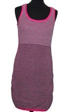 VESTIDO DE TIRANTES VESTIDO SEÑORA VESTIDO DE PUNTO REALZADO CON FIGURA SUSANA MONACO talla M 38 NUEVO