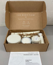 The Body Firm Crepe Borrar Cuidado de la Piel Set de 6 Exfoliantes Tratamiento Facial Corporal Nuevo