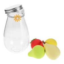 4 piezas esponjas de belleza de huevos de maquillaje para licuadora de frutas de soplo seco y húmedo