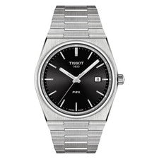 Tissot PRX Quartz Black Dial 40 mm Men’s Stainless-Steel Watch – T137.410.11.051