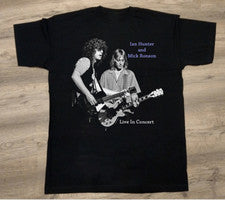 Camiseta unisex Ian Hunter and Mick Ronson Live In Concert todas las tallas S a 5XL