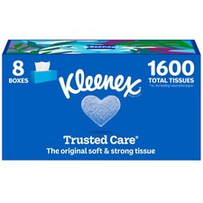 Pañuelos faciales Trusted Care 8 cajas planas 200 por caja