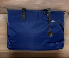Bolso de Mano Brookline LO & SONS Azul Marino Exterior Forro Lavanda LEER