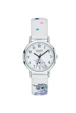 Adora Youngline Niños Reloj Analógico Blanco Banda Carcasa de Plástico Ø 29mm