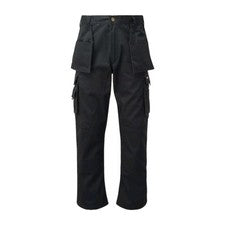 Pantalón de trabajo profesional Tuff Stuff para hombre estilo carga premium rodilleras bolsillos 32W 30L