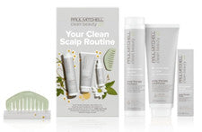 Champú, acondicionador y gotas Paul Mitchell Clean Beauty terapia del cuero cabelludo trío
