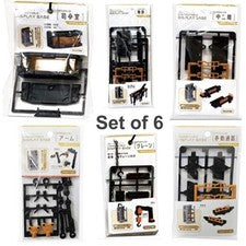 Gundam Display Base Option Parts Set of 6 Connectable Diorama Accessories Japón