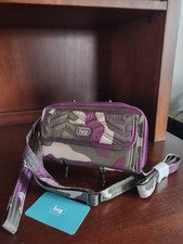 Cartera convertible LUG Kickflip cierre de cremallera bandolera y correa de muñeca camuflada