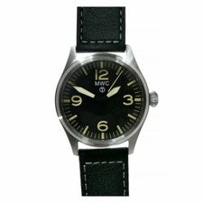 Reloj aviador MWC clásico de acero inoxidable de 40 mm