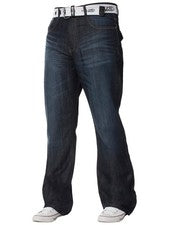 Pantalones de mezclilla para hombre KRUZE KZ115 DSW 28 regular azul oscuro - comodidad y estilo