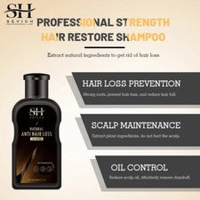 Champú para el cabello Cuidado del cabello 200 ml Tratamiento de pérdida de cabello Champú Hierba Anti-caída de cabello