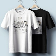 Camiseta Zapatilla Balance 9060 - Gráfico Estilo Vintage | Algodón Pesado Unisex