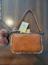 Patricia Nash - Muñequera Mujer - Corte Láser Sherpa Vinovo Cuero Italiano - Nueva con Etiquetas
